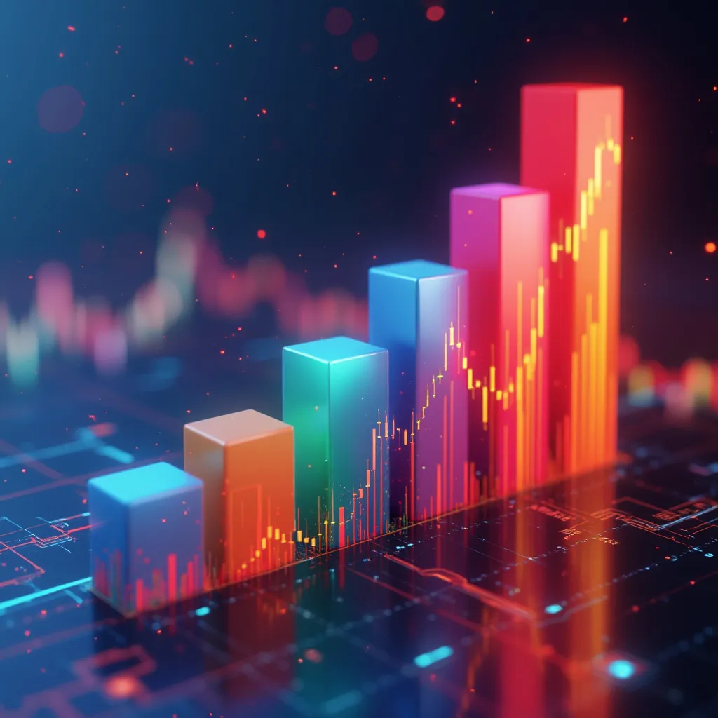 Gráfico de crecimiento financiero pyme
